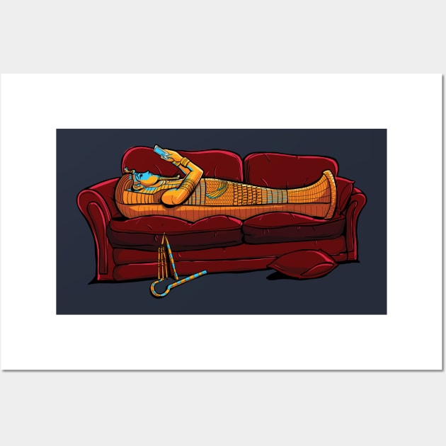 Couch Mummy Wall Art by Malayjain